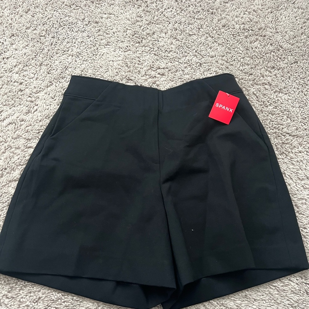 SPANX Women's High Waist Black Shorts